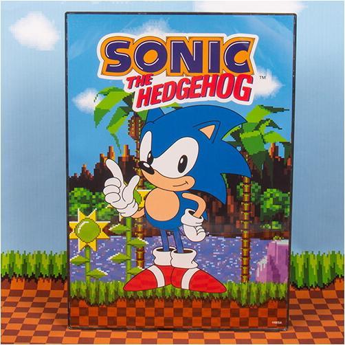 Actual product image Fizz Creations Sonic the Hedgehog poster with light-up function (21 x 30 cm)