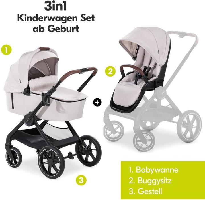 Produktbild Hauck 3in1 Kinderwagen-Set Walk N Care Trio Set Kinderwagen 3 in 1