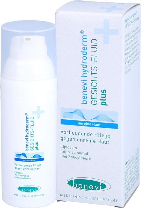 Immagine prodotto Benevi Hydroderm Fluido viso Plus per pelli con imperfezioni, 50 ml Lozione (Lozione corpo, 50 ml)