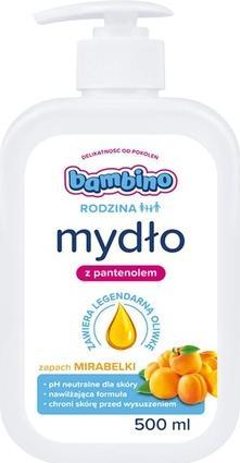 NIVEA BAMBINO RODZINA Mydło 500ml d/rąk Mirabelk& (Flüssigseife, 570 ml)