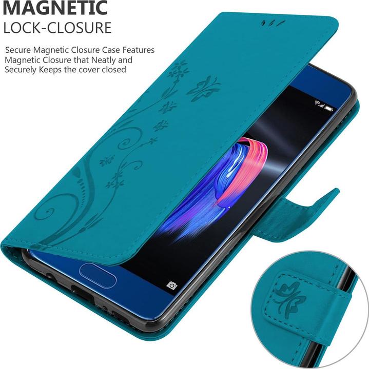 Actual product image Cadorabo Flower Book Cover (Honor 9)