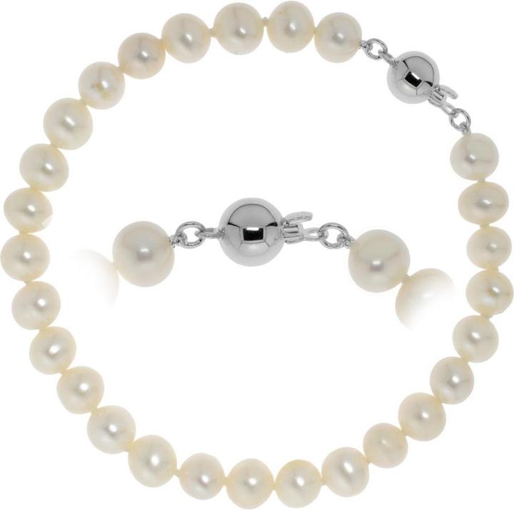 Produktbild Bijouteria Armband (21 cm, Süsswasserperle, Silber 925)