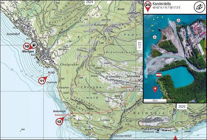 Produktbild Seekarte Map 4, Thunersee, Brienzersee
