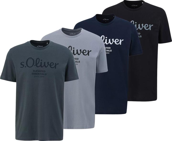 Bleu, Gris foncé, Noir, Gris clair