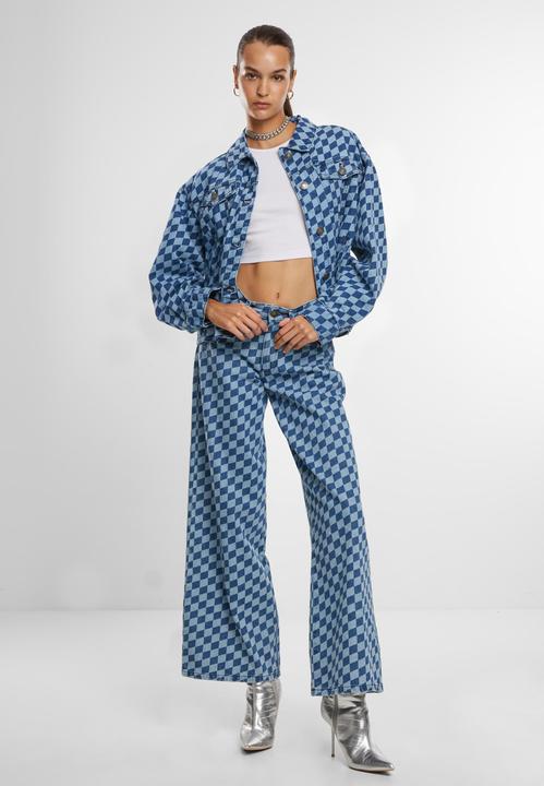 Image du produit Urban Classics Veste femme 80's oversized laser denim imprimé - 166871 (3XL)