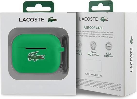 Produktbild Lacoste LCAP2SLON AirPods Pro 2 zielony/green Silicone Croc Logo (Kopfhörer Tasche)