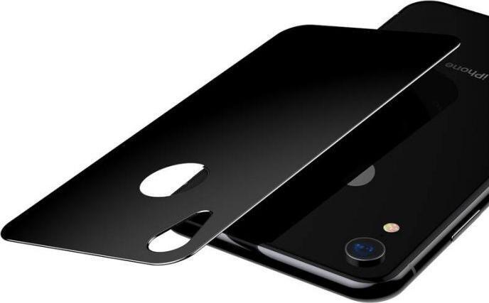 Actual product image Baseus iPhone Xr 03 mm Full coverage curved TGlass rear ProtectorBlack (1 Piece, Apple iPhone XR)