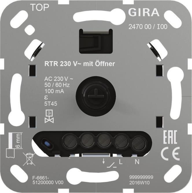 Produktbild Gira Raumtemperaturregler