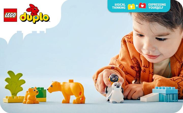 Image du produit LEGO Wildtier-Familien: Pinguine und Löwen (10442)