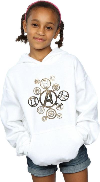 Immagine prodotto Avengers Infinity War Icons Felpa con Cappuccio Ragazze (152, 158)
