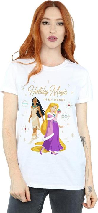 Image du produit Disney - T-shirt PRINCESS HOLIDAY MAGIC IN MY HEART - Femme (XL)