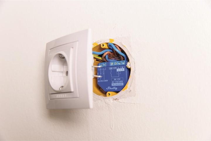 Productafbeelding Shelly WLAN-schakelaar Actuator Plus 1 WiFi-schakelaar (Schakelaandrijving)