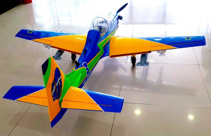 Actual product image Seagull Models SG-Models ) Tucano T-27 65" 15-20cc with electric retractable landing gear (Warbird)
