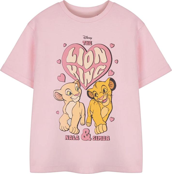 Actual product image The Lion King Girls Heart Short-Sleeved T-Shirt (158, 164)