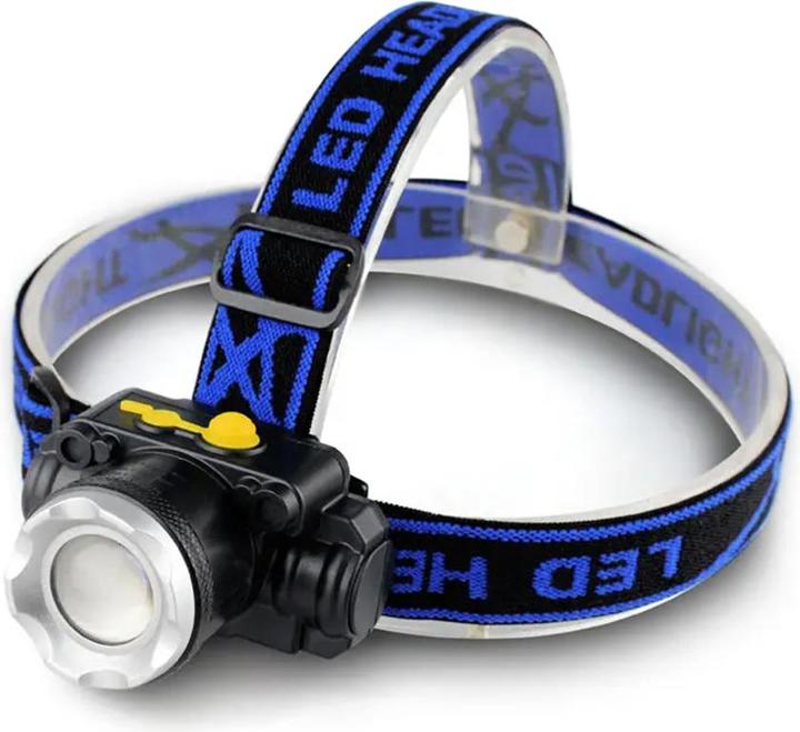 Produktbild Techsuit - Head Lamp (HL-A-05) - Flashlight with Li-Ion Battery, Highlight LED T6 - Black