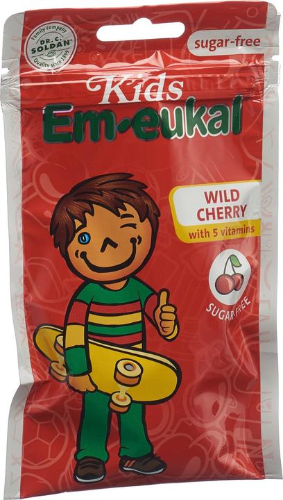Actual product image Em-eukal Kids Wild Cherry sugar free (1 pcs., 75 g)