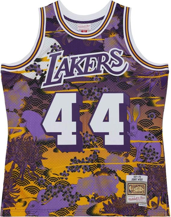 Mitchell & Ness Swingman Mesh Jersey Los Angeles Lakers ASIAN Jerry West - L (L)