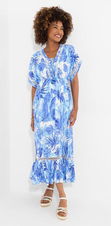 Produktbild Joe Browns Tropical Print Kimono Sleeve Boho Tassel Maxi Dress (16)