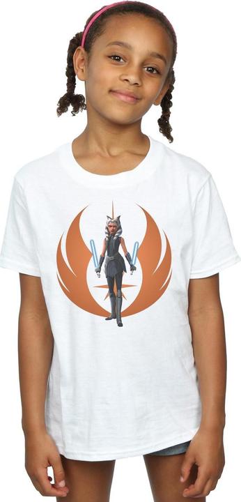 Produktbild Star Wars Clone Wars Ahsoka Rebel Pose TShirt Mädchen (140, 146)
