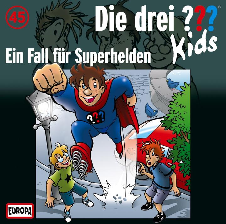 Actual product image A case for superheroes (German)