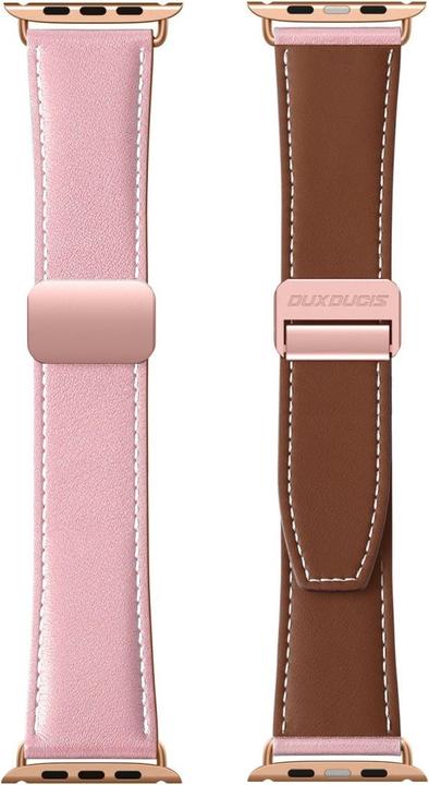 Produktbild Dux Ducis YA Armband (42 mm, 44 mm, 45 mm, 49 mm, Kalbsleder, Apple Watch Series 1, Apple Watch Series 2, Apple Watch Series 3, Apple Watch Series 4, Apple Watch Series 5, Apple Watch Series 6, Apple Watch Series 7, Apple Watch Series 8, Apple Watch Series 9, Apple Watch SE, Apple Watch Ultra, Apple Watch Ultra 2)
