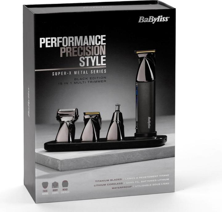 Produktbild BaByliss Super-X Metal 15 in 1 Multitrimmer MT991E