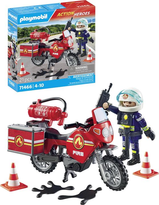 Actual product image Playmobil Fire engine at the scene of an accident (71466, Playmobil Action Heroes)