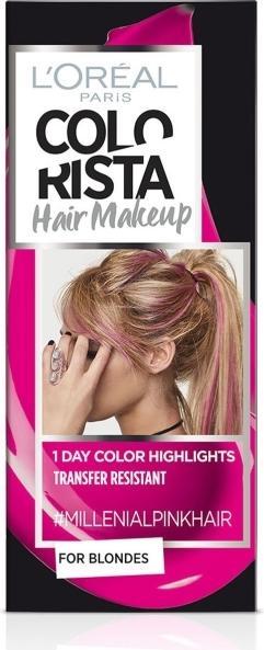 Immagine prodotto L'Oréal Paris L'Oreal Colorista Trucco temporaneo per capelli #MillennialPinkHair 30ml. (#MillennialPinkHair)