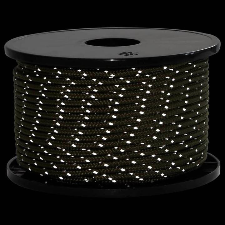 Image du produit VidaXL Corde de tente réfléchissante avec tendeurs de corde 50 m 5 mm
