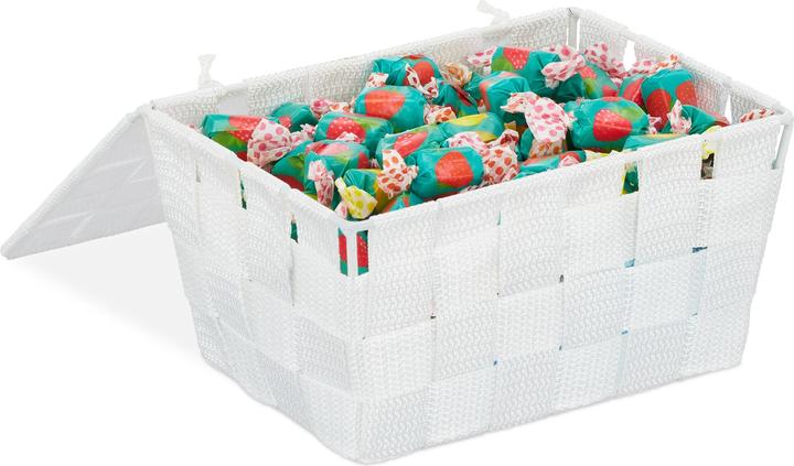 Produktbild Relaxdays Aufbewahrungskorb (1 x, 19.5 x 14.5 x 10.5 cm)