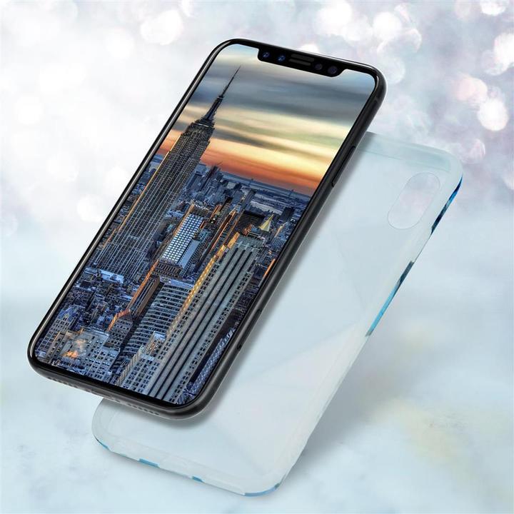 Produktbild Cadorabo IMD TPU Bunter Marmor Cover (Apple iPhone X)