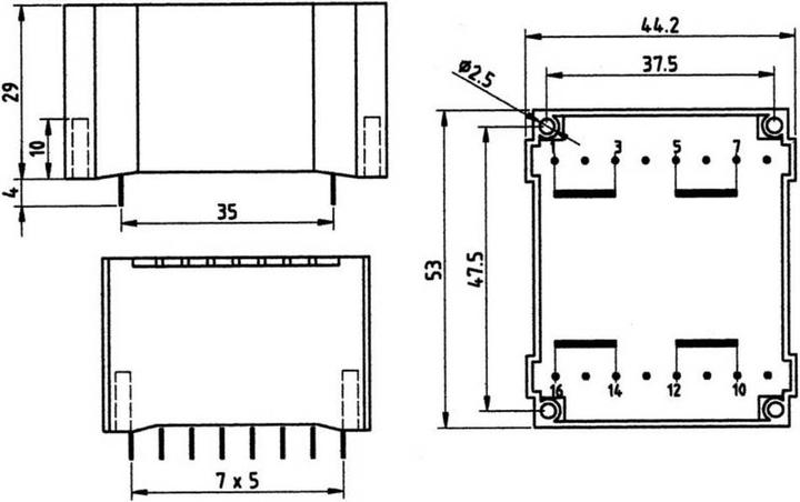 Immagine prodotto Weiss Elektrotechnik UI 30 trasformatore piatto 10 VA