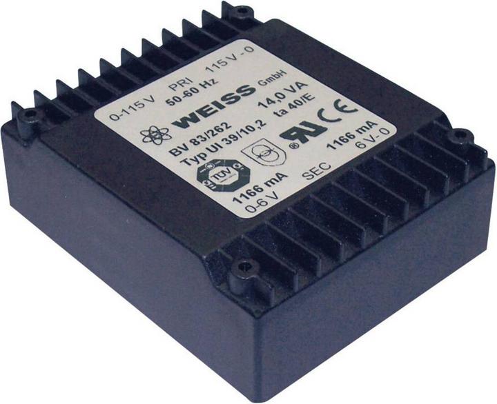 Weiss Elektrotechnik UI 39-Flachtransformator 14 VA