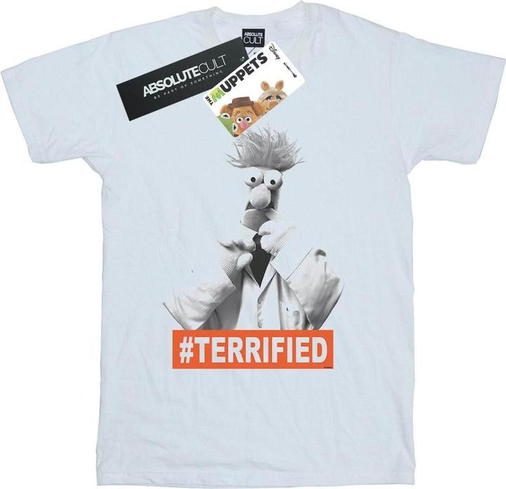 Immagine prodotto Disney The Muppets Beaker Terrified Maglietta Ampia Donna (S)
