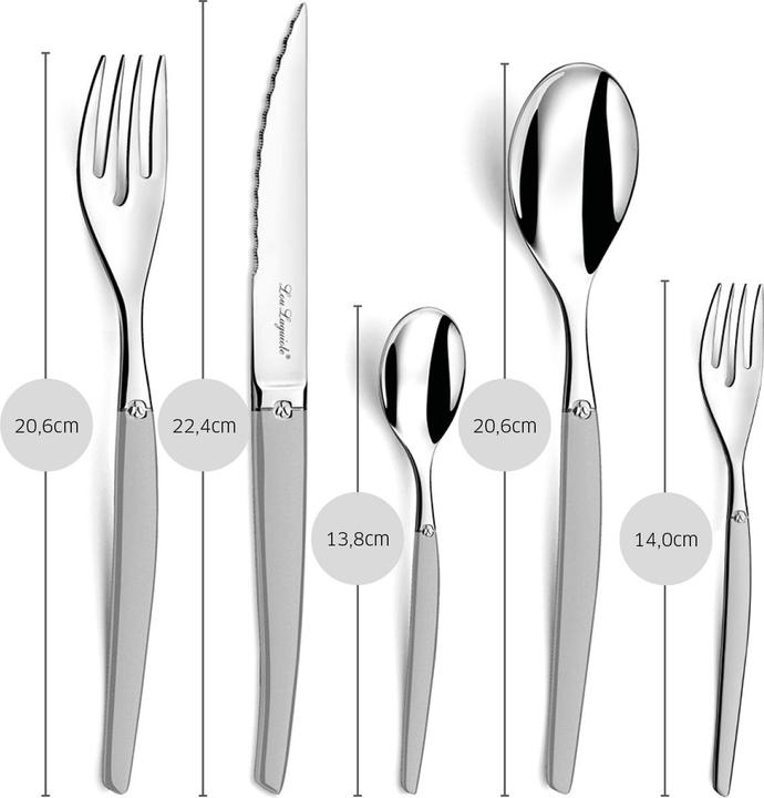 Image du produit Lou laguiole JET Besteckset 30-teilig (30 pièce(s), Set de couverts)