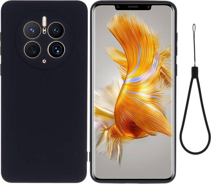 Produktbild Cover-Discount Huawei Mate 50 Pro - Silikon Gummi Hülle schwarz (Huawei Mate 50 Pro)