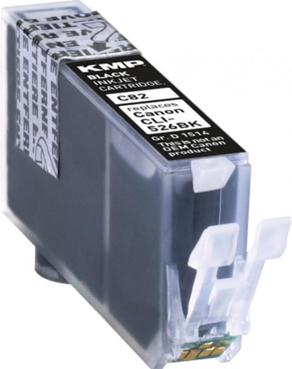 Actual product image KMP C82 Ink Cartridge compatible with Canon CLI-526 BK (FC)