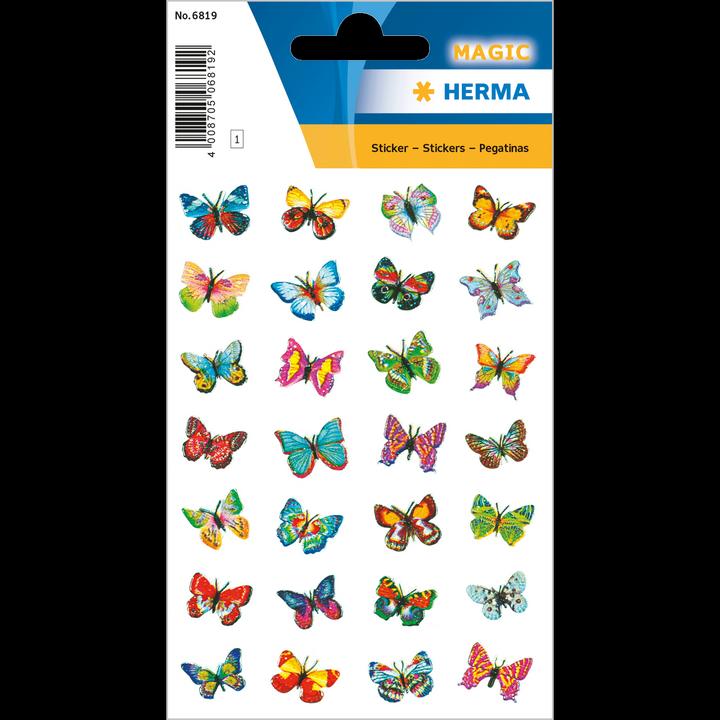 Actual product image HERMA Stickers butterflies