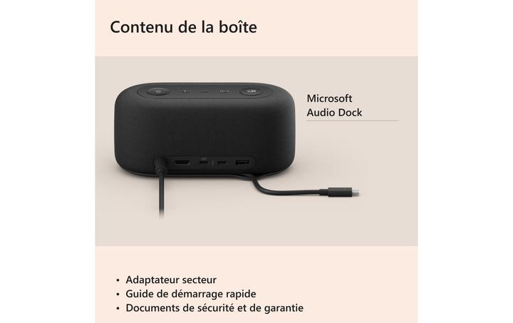 Produktbild Microsoft Audio Dock (USB-C, 5 Ports)