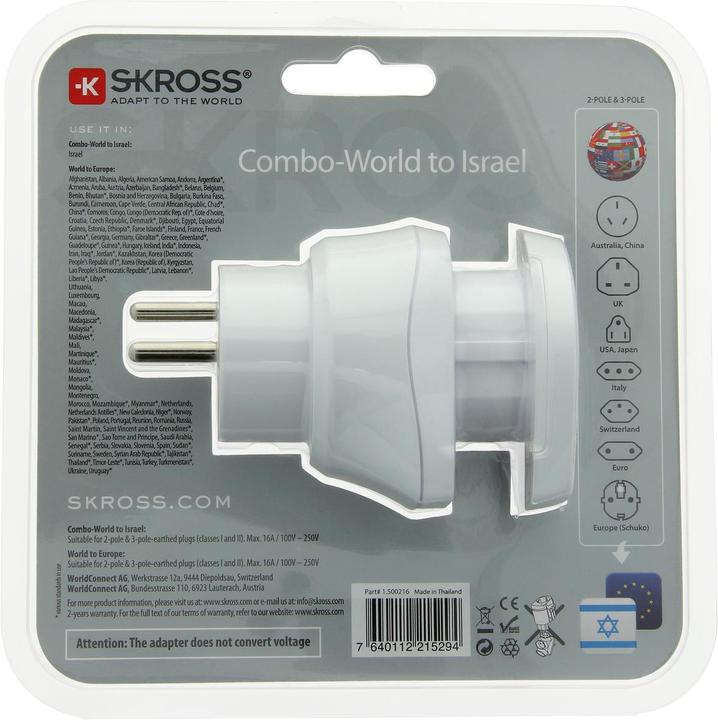 Image du produit Skross Le monde à Israël