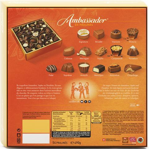 Produktbild Cailler Ambassador Pralinen (490 g)