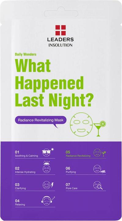 Leaders Cosmetics Daily Wonders What Happened Last Night? Mask