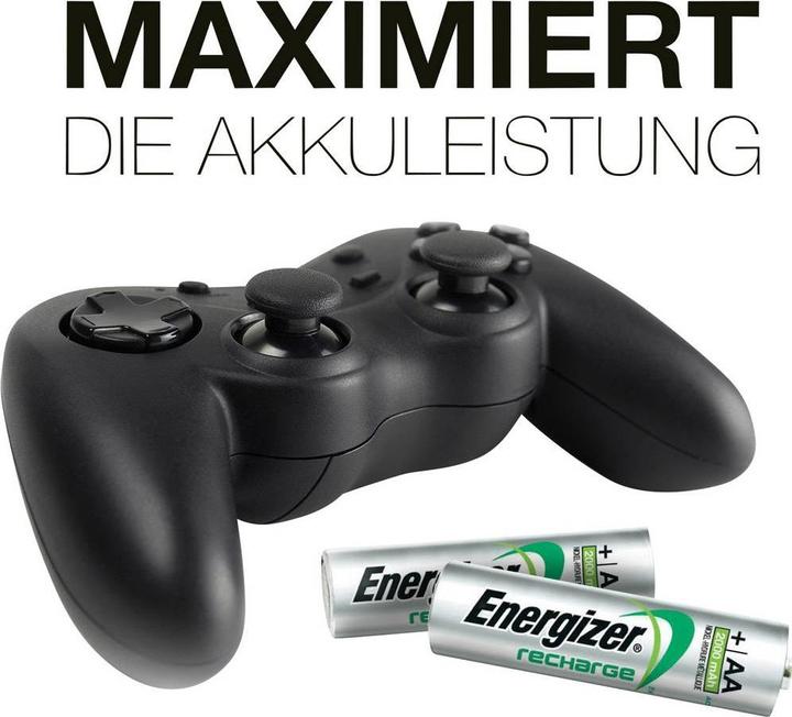 Immagine prodotto Energizer Ricarica universale (1 pz., D, AAA, AA, 9V Block, 2300 mAh, Caricabatterie senza batteria)
