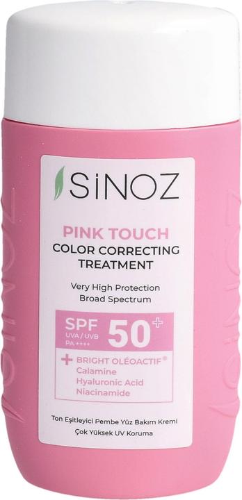 Sinoz Pink Touch Color Correnting Treatment (Sonnencreme, SPF 50+, 50 ml)