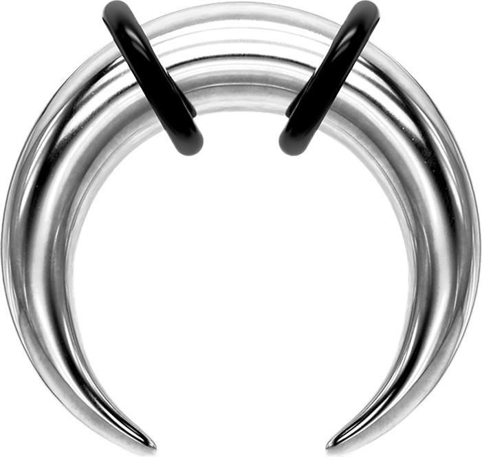 Produktbild Star Piercing Dehnsichel silber (Chirurgenstahl 316L)