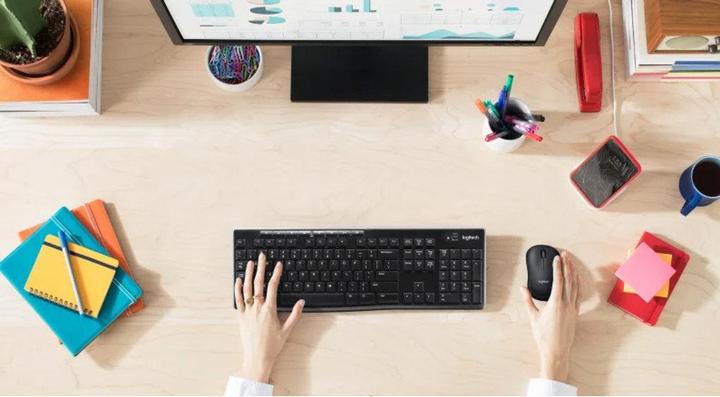 Image du produit Logitech NL K270 Clavier sans fil, disposition américaine (ING. Int., Sans fil)