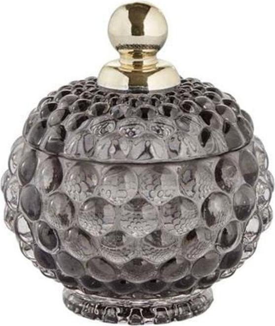 Actual product image Lene Bjerre Storage Miya 11 cm, dark gray (10 x 10 x 10 cm)