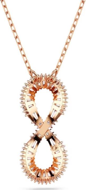 Actual product image Swarovski Hyperbola necklace infinity white rose gold (Swarovski Metal)