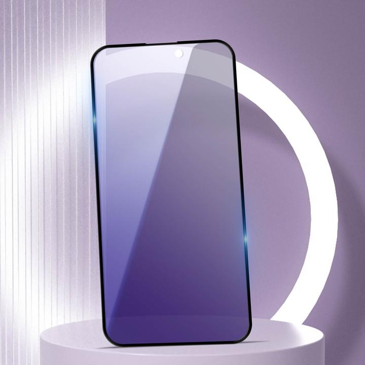 Actual product image Avizar BlueGuard glass display protection with blue light filter (1 Piece, Apple iPhone 14 Pro)