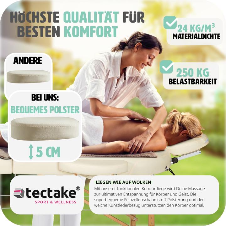 Image du produit tectake Table de massage